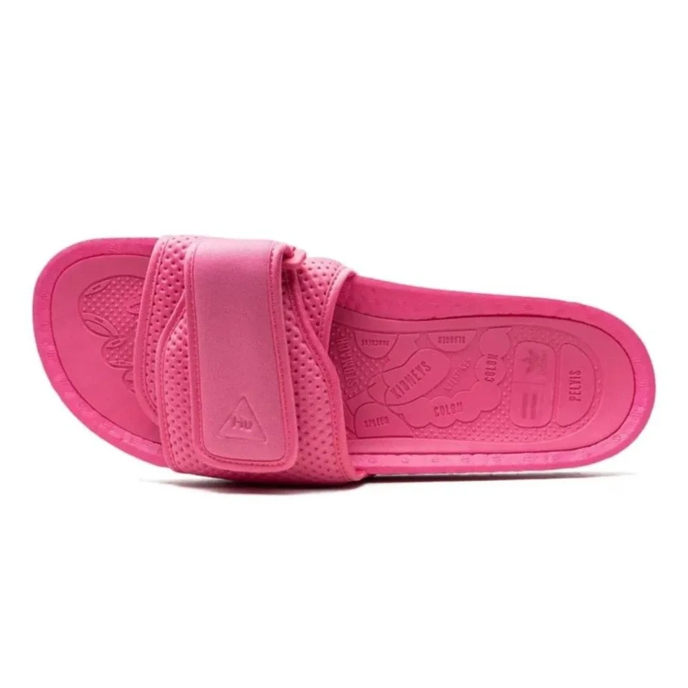 Adidas Boost Slides Humanrace HU‎ Pharrell Williams Pink FV7289 Mens Size 12